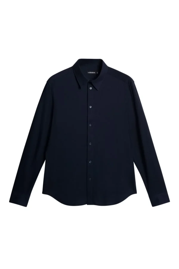 Jerseyhemd von J Lindeberg in navy