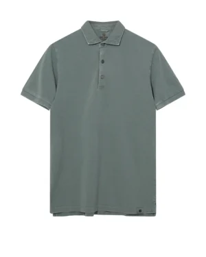 Polo Harvey Faded von MOS MOSH in Menthol Green