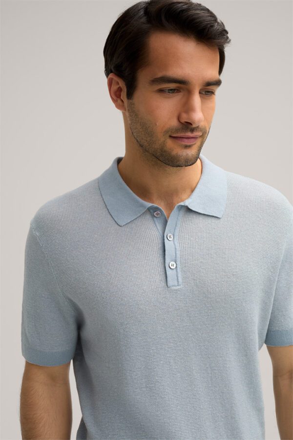 Strickpolo Lindo von Windsor in bleu – Bild 5