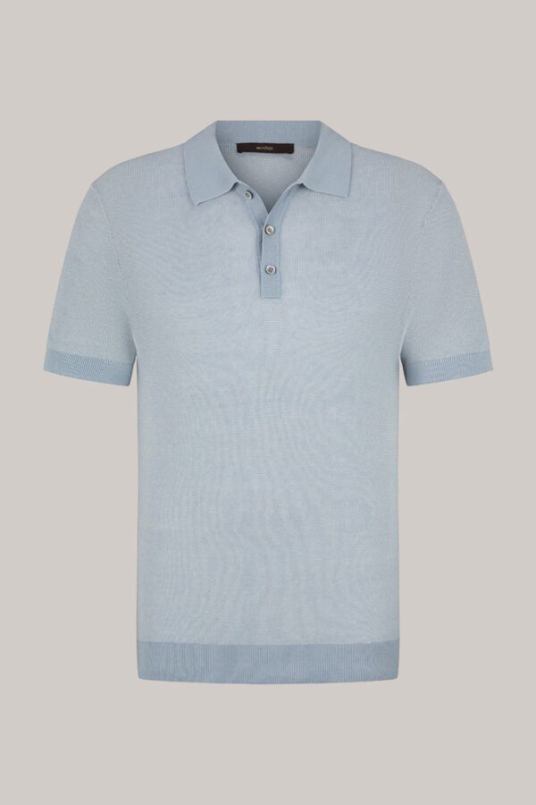 Strickpolo Lindo von Windsor in bleu – Bild 2