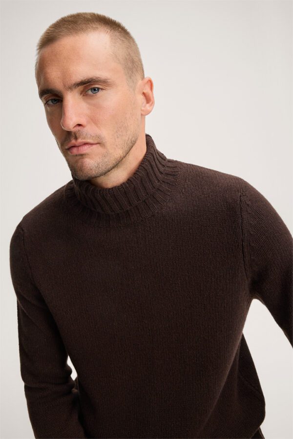 Kaschmirpullover Ecosio von Windsor in Schoko – Bild 4