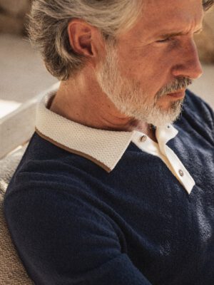 Polo Francesco von MOS MOSH in navy