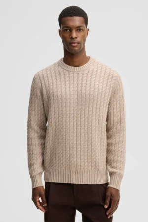 Pullover Zopf von STRELLSON in beige
